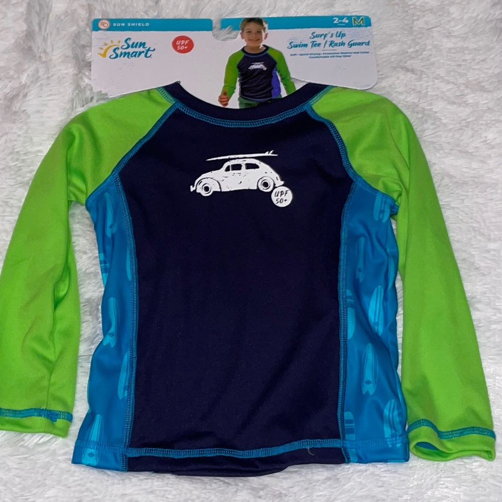 NWT Sun Shield Swim Tee 2-4 years
